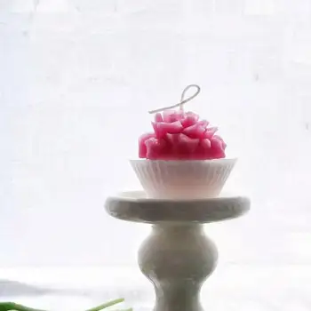 Rose Silikono Tortas Pelėsių 3D Gėlių Minkštas Pelėsių Cupcake Želė Saldainiai, Šokoladas Apdailos Kepimo Įrankis, Liejimo formos