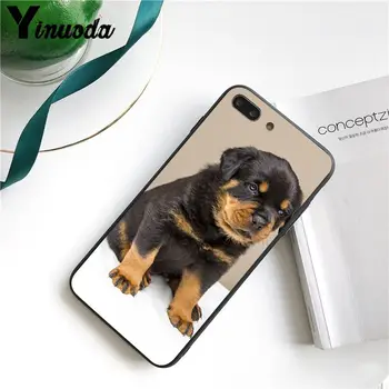 Rottweiler šuo šuniukai Telefono CaseFor iphone 12 11 Pro Max 8 7 6 6S Plius 5 5S SE XR X XS MAX Shell