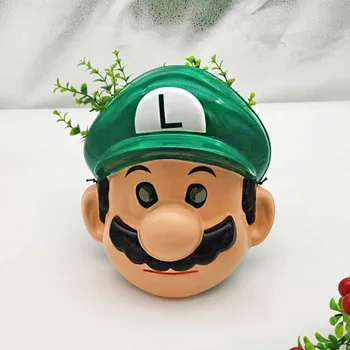 Super Mario bros anime šalies kaukės mario bros Luigi animacinių filmų kaukė vaikams, vaikų gimtadienio tema-apdailos Reikmenys