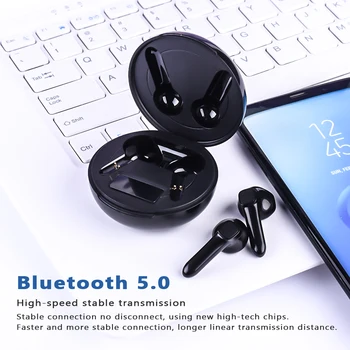 TAOCHIPLE PRO 9S Belaidžio Bluetooth5.0 Ausinės Mini TWS Ausinių Sporto laisvų Rankų įranga su įkrovimo LANGELĮ xiaomi išmanųjį telefoną oppo