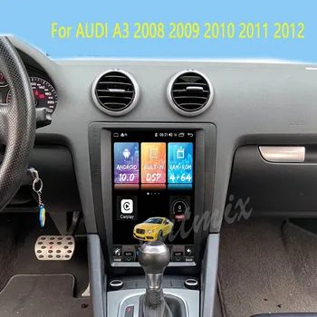 Tesla Ekranas Android 10.0 Automobilio Multimedijos Grotuvo AUDI A3 2008 m. 2009 m. 2010 m. 2011 m. 2012 m GPS Navi 