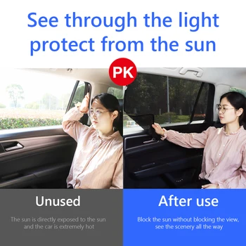UV Apsauga Lango Saulė Pavėsyje, Automobilių Pusėje Ekrano Magnetinis Akių skėtį nuo saulės Tiekimą Rūpintis Asmeninių Automobilių Priedai