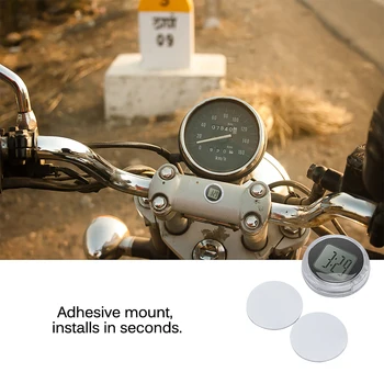 Universalus Naujas Tikslumo Motociklo Laikrodžiai Žiūrėti Vandeniui Klijuoti Ant Motociklo Mount Žiūrėti Skaitmeninę Aišku, Laikrodis Su Chronometru