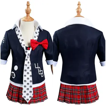 Vaikai Vaikai Danganronpa Enoshima Junko Cosplay Kostiumų Uniformos Sijonas Apranga Helovyno Karnavalas Kostiumas Moterims Mergina Naujųjų Metų Dovana
