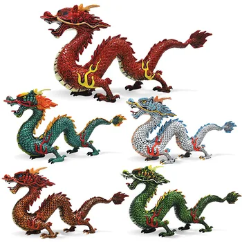 Vaikų Žaislai Modeliavimas Magija Kinų Drakonas Gyvūnai Modelis Originalus Genuin Savage Veiksmų skaičius, Figūrėlės Kolekcija Vaikams, Žaislai