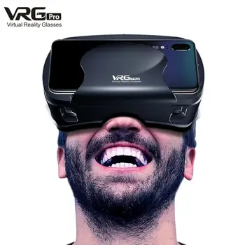 Virtualios Realybės 3D VR Ausines Smart Akinius, Šalmas, išmaniųjų telefonų, mobiliojo Telefono, Mobiliojo 5-7 Cm Lęšiai Žiūronai