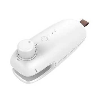 Wonderlife USB Įkrovimo Nešiojamų Šildymo Plastikinių maišelių Sandarinimo Mašina Mini Namų ūkių Mažos Maisto Pakuotės Maišelis Sandarinimo Apkaba