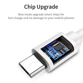 YAEATYPE Micro USB Greito Įkrovimo Kabelis, Mikro usb Duomenų Kabeliu Linija Huawei Honor 7 6 9i 8X 7X 7C P8 P9 Lite