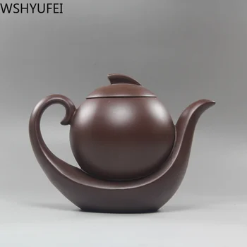 Yixing arbatos puodą raudonos molio arbatinukas gražuolių rankų darbo filtras virdulys Kinų Arbatos nustatyti individualų dovanos autentiški 350ml