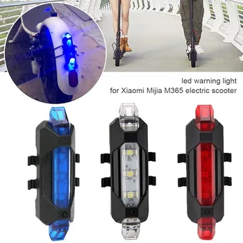Šviesa Naktį Saugos LED Žibintuvėlis Juostos Lempos 3 Modelio Mirksi Motoroleris užpakalinis žibintas už Xiaomi Mijia M365 Elektrinis Motoroleris