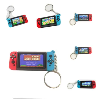 Žaidimų Konsolės Keychains Mario Žaidimas Periferinių Paketų Prižiūrėtojų Raktinę Mielas Gamepad Draugu Kreiptuką Key Chain Bag Automobilių Kabinti Raktų Žiedas