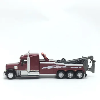 1/55 23cm senas sunkvežimis freightliner sunkiųjų priekaba lydinio sunkvežimių diecast transporto priemonės modelio surinkimo transporto eismo priemones rodyti