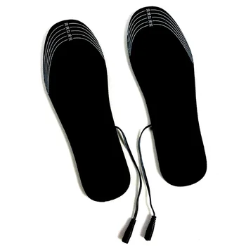 1 Pora USB Šildomi Vidpadžiai Koja Atšilimo Trinkelėmis Kojų Šilčiau Kojinių Padas Mat Žiemos Lauko Sporto Šildymo Batų Vidpadžiai, Žiemą Šilta