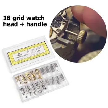 170pcs/box Žiūrėti Karūną Pakeitimo Remonto Įrankių Rinkinys Metalo Watchmaker Priedai Pakankamai Patvarumo ir Ruggednes