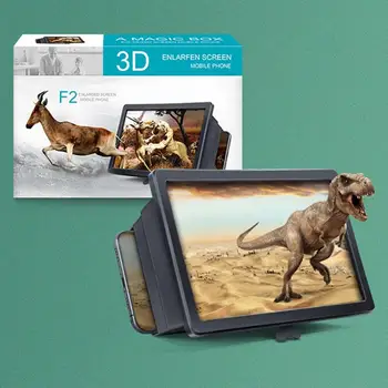 1PC Mobiliojo Telefono Vaizdo Magnifier Nešiojamų Universal 3D Ekranas HD Priartinimas Optinė Technologija Ištraukiama Stiprintuvo Įranga