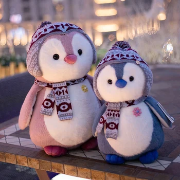 1pc 20-37cm Kawaii Minkštas Pingvinas Pliušinis iškamša Lėlės Mados Žaislas Vaikams Kūdikių Gražių Mergaičių, Kalėdų, Gimtadienio Dovanos