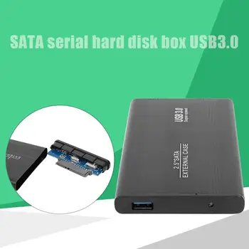 2.5 colių USB 3.0 prie SATA Prievado SSD Kietąjį Diską Talpyklos 6-Gb / s USB 3.0 HDD Atveju Išorinio Kietojo Kietojo Disko Dėžutė
