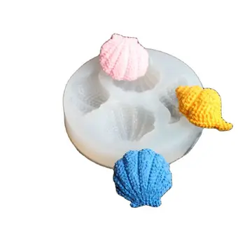2 Mini Shell Myli Jūros Žvaigždė Silikono Formos 3D Modeliavimas Shell 