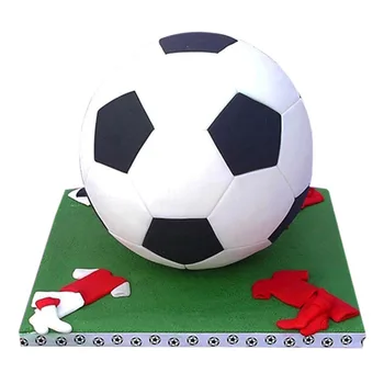 2020 Karšto Pardavimo 4Pcs Futbolo plastikas minkštas cutter tortas pelėsių minkštas pelėsių minkštas tortas dekoravimo priemonės cukraus amatų bakeware