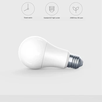 2021 Naujas Originalus Aqara Smart LED Lemputė 9W E27 2700K-6500K 806lum Derinami Atmosfera Šviesą Xiaomi Mijia Mihome 