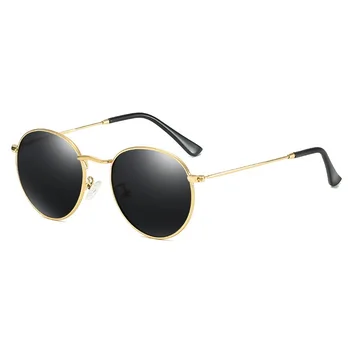 2021 Poliarizuoti Akiniai nuo saulės Vyrams Derliaus Prekės Dizaineris Saulės akiniai Moterų/Vyrų Klasikinis Apvalus Saulės Akiniai UV400 Oculos De Sol Gafas