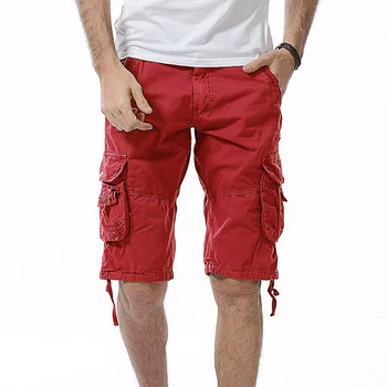 2021 Vasaros Krovinių vyriški Šortai Homme Atsitiktinis Mados Medvilnės Valdybos Šortai Karinių Darbo Taktinis Kamufliažas Pants Plus Size 29-40