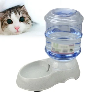 3.5 L Šuo automatinės šėryklos gėrimo dubenėliai katėms maisto lovio šunims vandens girtuoklis butelis dubenėliai katėms, vandens balionėlių