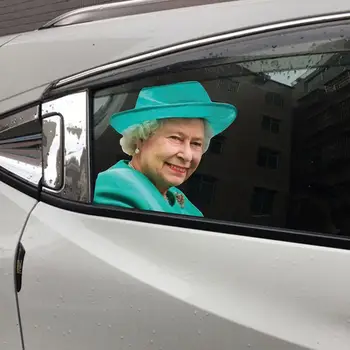 3D Automobilių Lango Lipdukas Funny Celebrity Automobilio Galinio Lango Lipdukas Universalus Karalienė Elžbieta Popiežius Pranciškus Ruth Bader Ginsburg Lipdukai