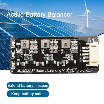 4S Li-Ion Lipo Lifepo4 LVP Baterija Aktyvus Ekvalaizeris Balancer BMS 1.2 Pusiausvyrą Energijos Perdavimo Valdyba
