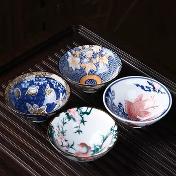 4pcs keramikos kung fu arbatos rinkinys houseware arbatos puodelis master cup asmens taurės vieną puodelį arbatos puodelio arbatos ceremonija priedai