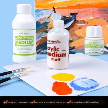 500ml profesinės naftos tapyba akrilo dažų maišymo skysčio paryškinimo matinis neutralizuoti plonesni skystis, dažymo medžiagos