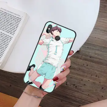 Anime Haikyuu Oikawa tinklinis Telefoną Atveju Xiaomi Redmi pastaba 7 8 9 t k30 max3 9 s 10 pro lite