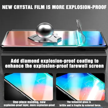 Apsauginė Samsung Galaxy A6 A8 Plius A7 A9 2018 Hidrogelio Kino Screen Protector, J4 J6 Plius J2 J7 J8 2018 Filmas Atveju Ne Stiklo