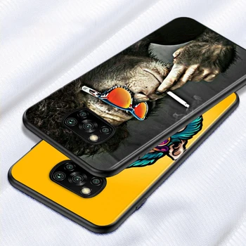 Baby Monkey ir Mama Xiaomi Poco X3 NFC M3 M2 X2 F3 F2 Pro C3 F1 Mi Žaisti Sumaišykite 3 A2 A1 6X 5X Black Telefono dėklas