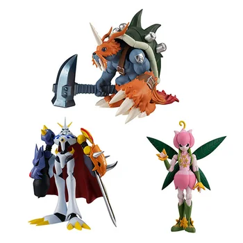 Bandai Shodo Digimon Nuotykių Omegamon Lilimon Zudomon Gashapon Žaislas Veiksmų Pvc Kolekcija Anime Pav Žaislai Vaikams
