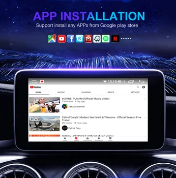 Carplay Android 9.0 Multimedia Vaizdo Langą Belaidė 