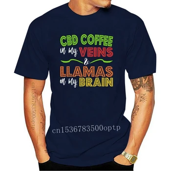 Cbd Kavos Mano Venose & Lamos Mano Smegenys Marškinėliai Kanapių Dovana Kvėpuojantis Tee Marškinėliai