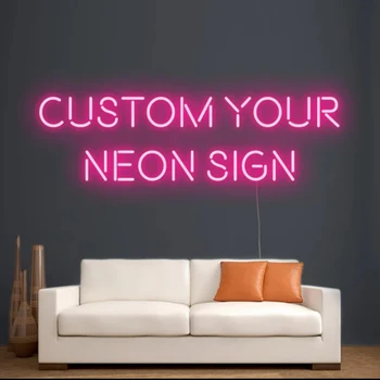 Custom Neon LED Nakties Šviesos Ženklai Parduotuvė Pub Parduotuvėje Žaidimą Kambarys Sienų Dekoras Vestuvių, Gimtadienio Restoranas Apdaila