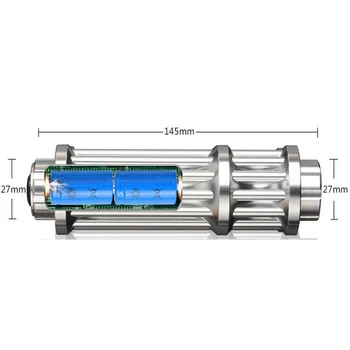 Galingiausias mėlynas lazeris žibintuvėlis 450 nm 10000m focusable lazerio akyse, didelės galios deginimas rungtynės/cigarų lazerinė rodyklė