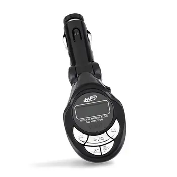 Handfree Automobilių Siųstuvas MP3 Grotuvas 12V Automobilinis FM Siųstuvas USB SD Nuotolinio Auto Adapteris Automobilinis Auto Priedai