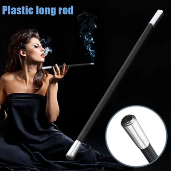Hepburn paties stiliaus cigarečių savininko retro filtro vamzdis nešiojamų kūrybos ilgas vamzdis, plastikinis cigarečių priedai
