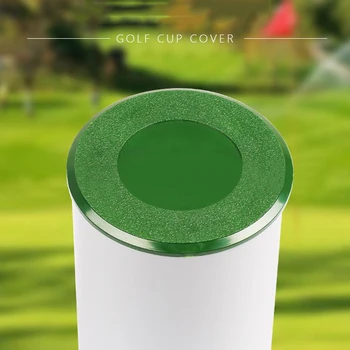 Hole golfo Taurės Padengti 11,5 cm Naudinga Skylių Apsauga Apsaugos varyti kamuoliuką į duobutę Žalia