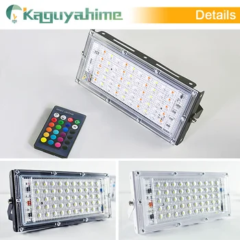 K-RU 2vnt LED Potvynių Šviesos 50W 100W RGB Prožektorius IP65 Vandeniui Lauko Gatvės Vietoje Sienos Reflektorius, Apšvietimo, Sodo Akiratyje
