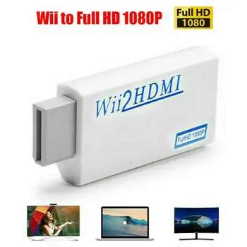 KARŠTO Full HD 1080P Wii Su HDMI suderinamus Konverteris Adapteris Wii2 Konverteris 3.5 mm Audio PC HDTV Ekranas Dropshipping