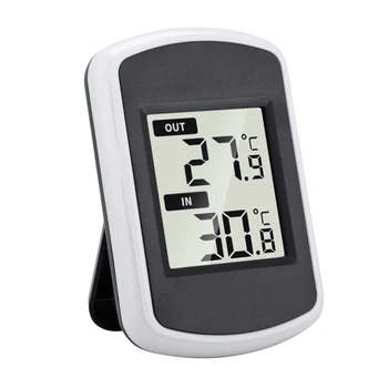 LCD Belaidžio vidaus/Lauko Skaitmeninis Termometras Aplinkos Oras Stotis Home Office Temperatūros Matuoklis -40~60°C Testavimo Įrankiai