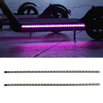 LED Juostelė Žibintuvėlis RGB Juostos Lempos M365 Elektrinis Motoroleris, Riedlentė Spalvinga Naktį Šviesos Ninebot Riedlentė