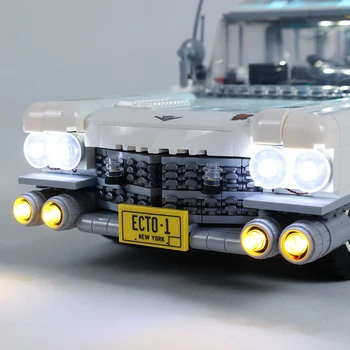 LED Šviesos Nustatyti 10274 Kūrėjas Ghost Busters, ECTO-1 Vaikų Švietimo Automobilių Plytų Žaislai, Gimtadienio Dovana