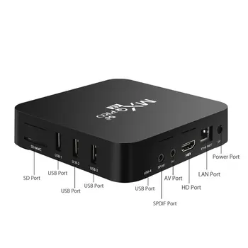 MXQPRO5G 4K Tinklo Grotuvas (Set-top Box Namų Nuotolinio Valdymo Dėžutė Smart TV Box Media Player RK3229-5G Versija Remti WIFI Android