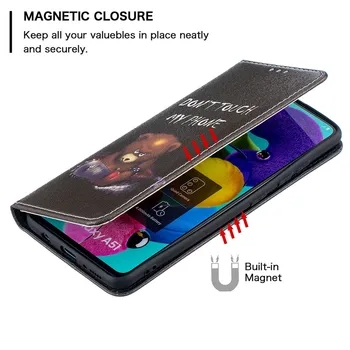 Magnetinio Flip Case For Samsung Galaxy A12 A51 A71 A21S A42 A32 A52 A72 5G A02S A11 A31 A41 A30S A10 A50 A20E A40 A70 Padengti
