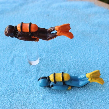 Miniatiūriniai Vandenynų Scena Modelis Statulėlės Povandeninis Pasaulis Jūros Ištirti Narai Vandenynų Paviljono Puošmena Veiksmų Skaičiai Žaislai 3D Lėlės